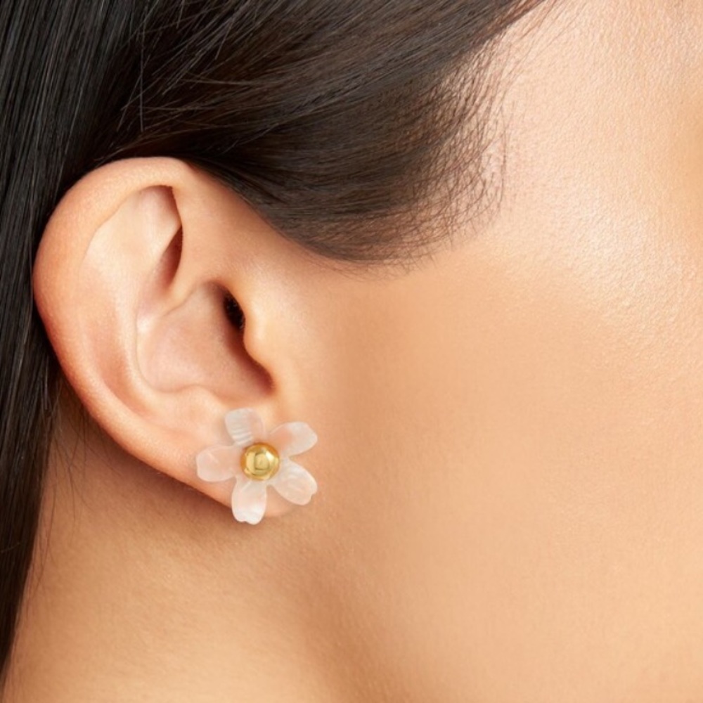 Lele Sadoughi Garden Flower Stud Earrings - Picture 5 of 10